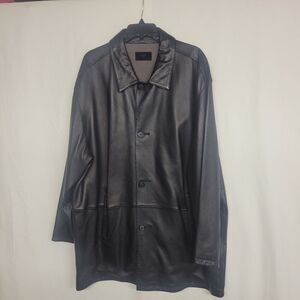 Weatherproof Brand Size XXL Reversible Black Leather‎ Brown reverse Jacket